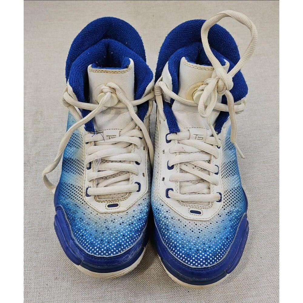 Adidas TS Heat Check Basketball Sneakers White Blue Heat Sensitive Mens 6.5